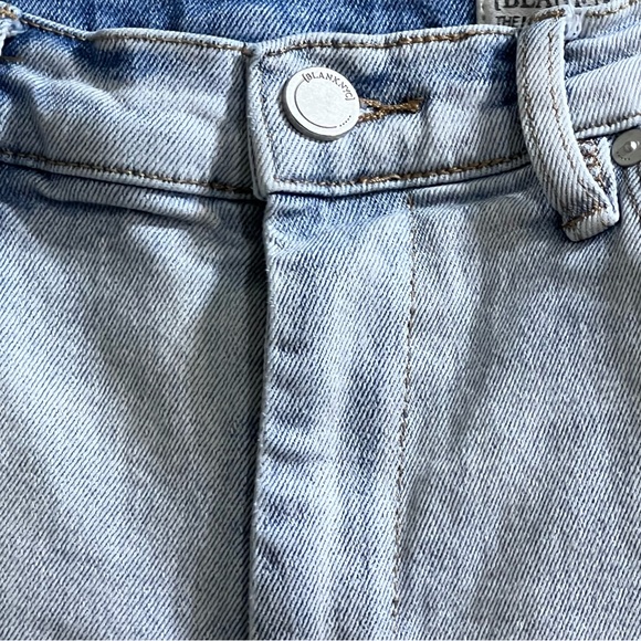 Blank NYC The Madison Crop High Rise Jeans Women’s Size 30 White Stars - Picture 7 of 15